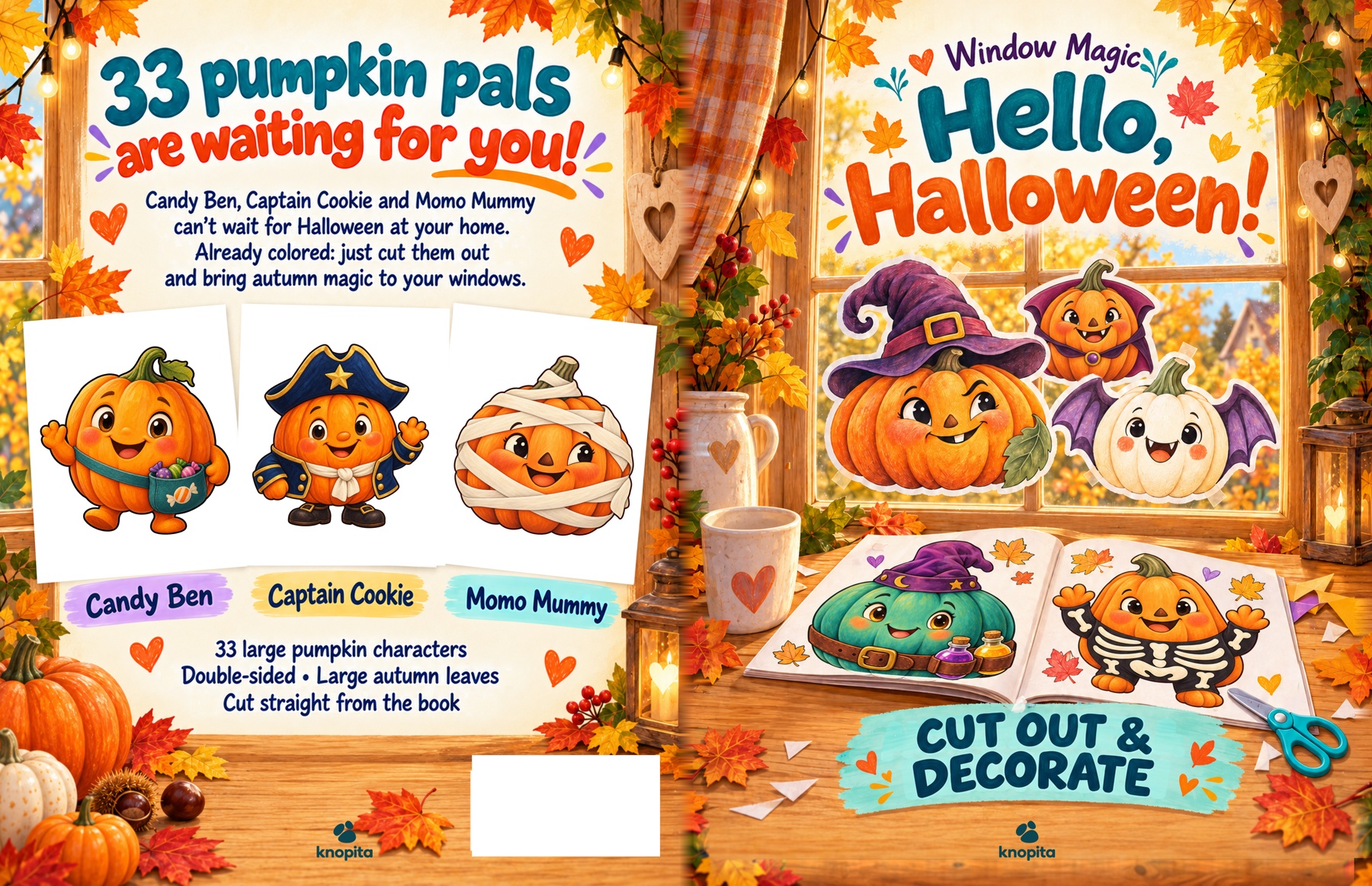 Hello, Halloween! – Window Magic · Cut Out & Decorate (English edition)