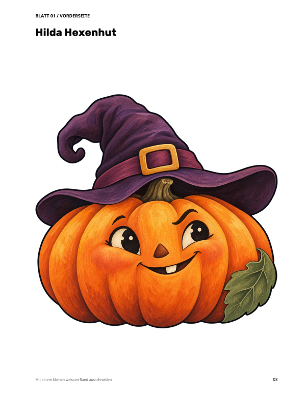 Ein Blick ins Buch · Seitenbeispiel 1 – Hallo, Halloween!